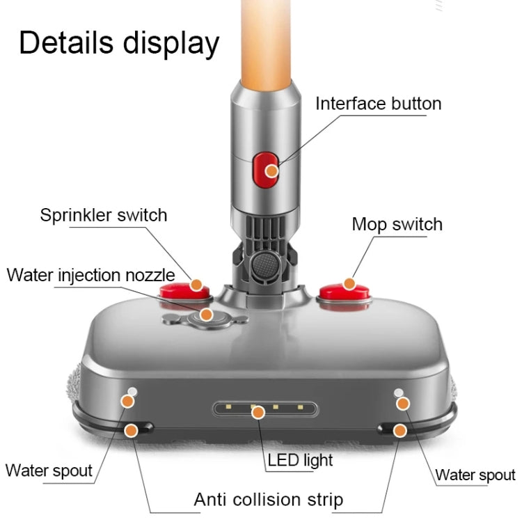 For Dyson V6 D2 Electric Wet and Dry Mopping Head with Water Tank - Dyson Accessories by PMC Jewellery | Online Shopping South Africa | PMC Jewellery