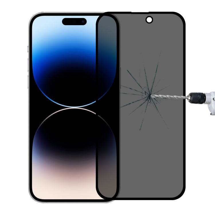 For iPhone 14 Pro Anti-peeping Plasma Oil Coated High Aluminum Wear-resistant Tempered Glass Film - free shipping - PMC TechLife - Order now!