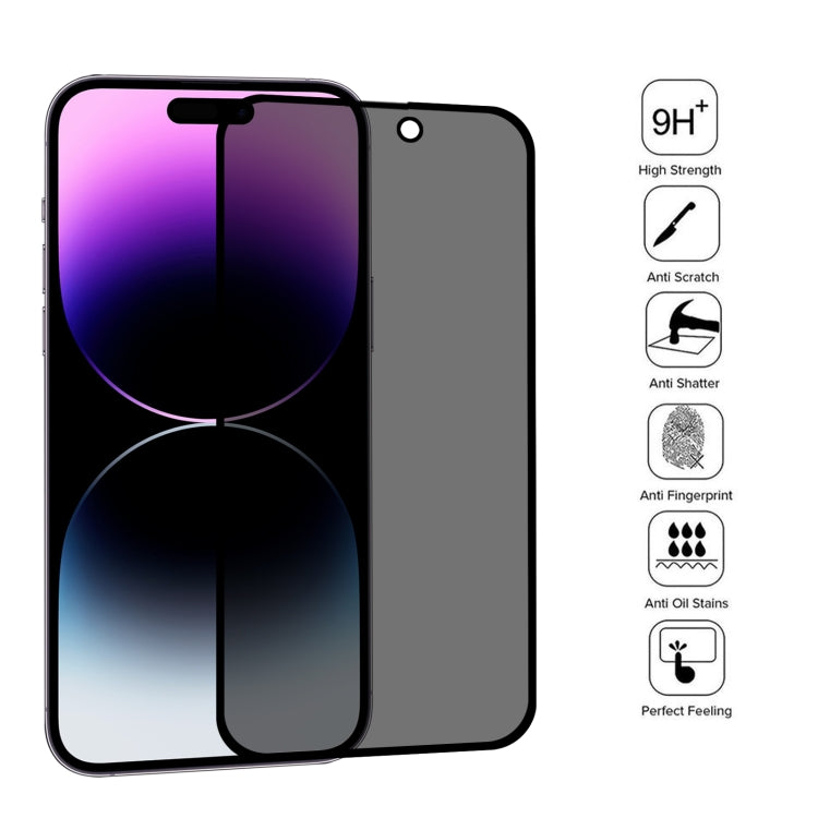For iPhone 14 Pro Max Anti-peeping Plasma Oil Coated High Aluminum Wear-resistant Tempered Glass Film - free shipping - PMC TechLife - Order now!