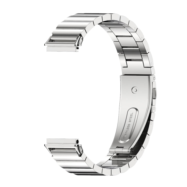 For Huawei Band 7 / 7 NFC Mijobs Bamboo Stainless Steel Metal Watch Band(Silver) - free shipping - PMC TechLife - Order now!