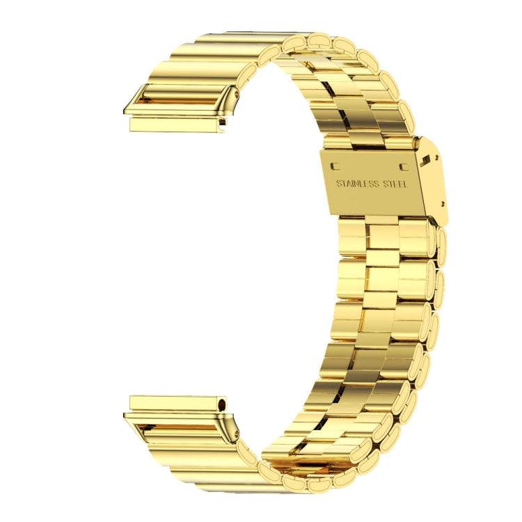For Huawei Band 7 / 7 NFC Mijobs Bamboo Stainless Steel Metal Buckle Watch Band(Gold) - Watch Bands by MIJOBS | Online Shopping South Africa | PMC TechLife | Buy Now Pay Later Mobicred