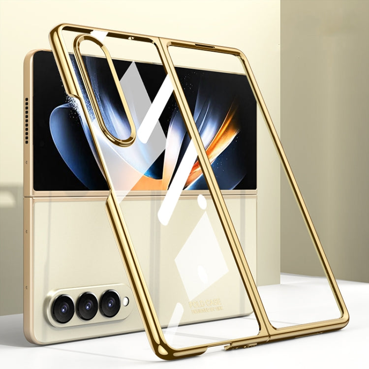 For Samsung Galaxy Z Fold4 GKK Phantom Electroplating Full Coverage Phone Case(Gold) - Galaxy Z Fold4 5G Cases by GKK | Online Shopping South Africa | PMC Jewellery