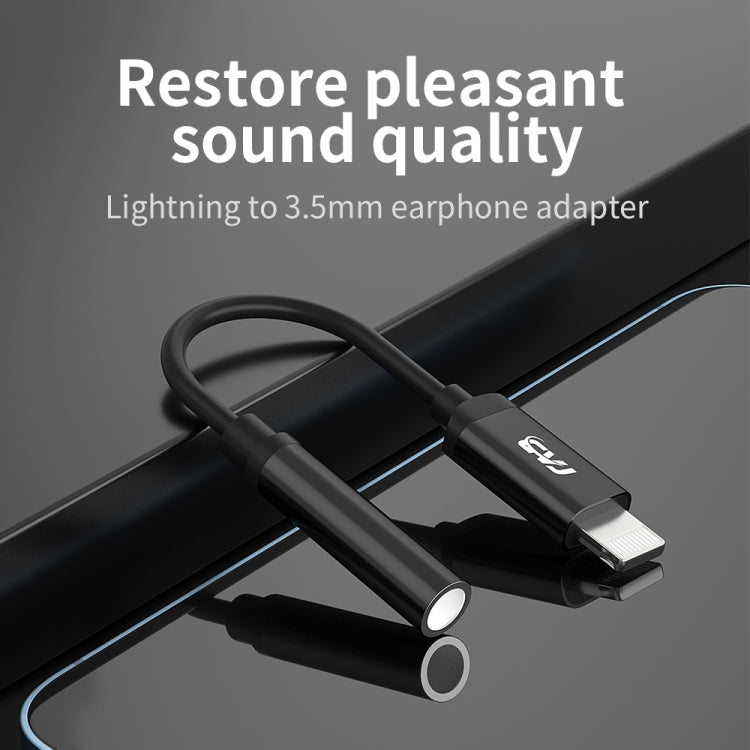 CVJ CM1 8 Pin Male to 3.5mm Female Earphone Audio Adapter(White) - free shipping - PMC TechLife - Order now!