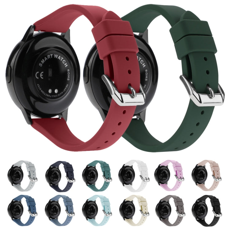 22mm Universal T-buckle Silicone Watch Band(Pink Sand) - 22mm Bands by PMC TechLife | Online Shopping South Africa | PMC TechLife | Buy Now Pay Later Mobicred