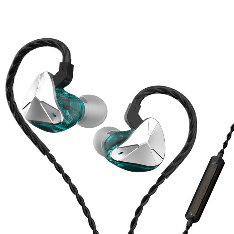 CVJ Demon Double Dynamic Coil HiFi Music Wired Earphone With Mic(Silver) - free shipping - PMC TechLife - Order now!