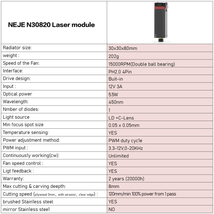 NEJE MASTER 3 Laser Engraver with N30820 Laser Module(US Plug) - free shipping - PMC TechLife - Order now!