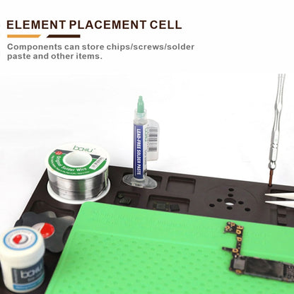 BAKU BA-696 2 in 1 Microscope Maintenance Insulation Pad - Working Mat by BAKU | Online Shopping South Africa | PMC Jewellery