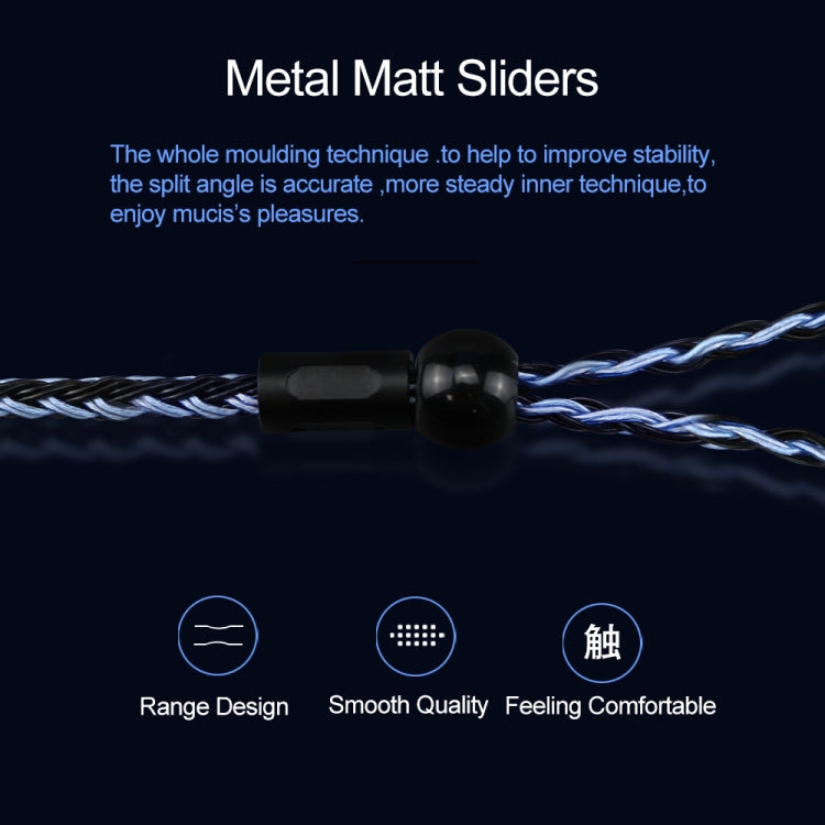 CVJ V3 1.2m 16 Cores Silver-plated 3.5mm Earphone Cable, Style:MMCX(Silver) - Cable & Splitter by CVJ | Online Shopping South Africa | PMC TechLife | Buy Now Pay Later Mobicred