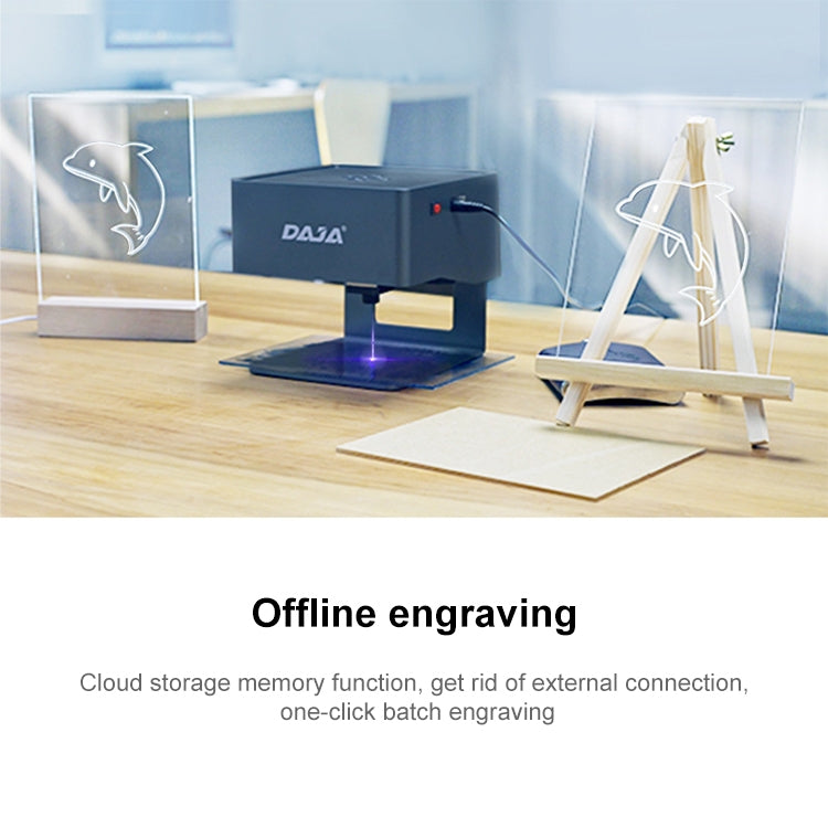 DAJA DJ6 Mini Laser CNC DIY Engraving Machine(EU Plug) - free shipping - PMC TechLife - Order now!