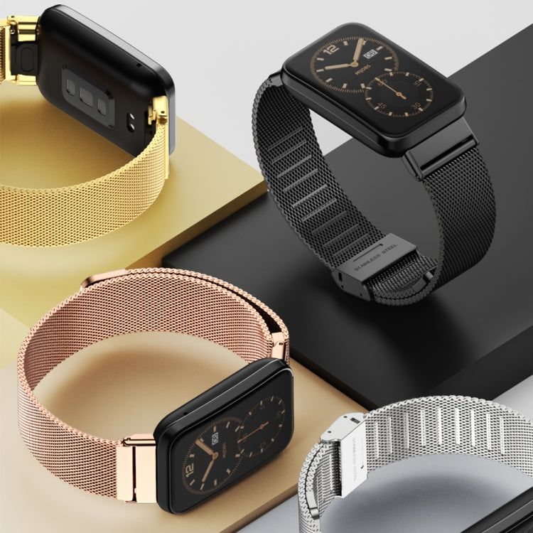 For Xiaomi Mi Band 7 Pro Mijobs Milan Buckle Stainless Steel Watch Band(Gold) - Watch Bands by MIJOBS | Online Shopping South Africa | PMC TechLife | Buy Now Pay Later Mobicred