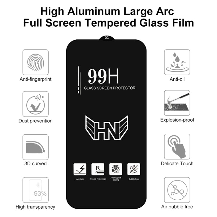 High Aluminum Large Arc Full Screen Tempered Glass Film For iPhone 11 Pro Max / XS Max - iPhone 11 Pro Max Tempered Glass by PMC TechLife | Online Shopping South Africa | PMC TechLife | Buy Now Pay Later Mobicred