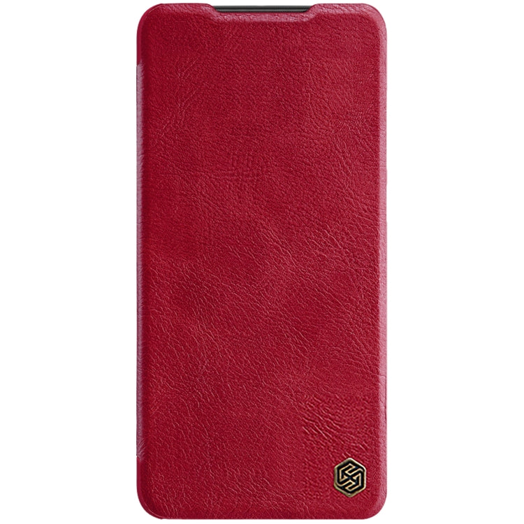 For Xiaomi Poco M4 5G NILLKIN QIN Series Crazy Horse Texture Leather Phone Case(Red) - Xiaomi Cases by NILLKIN | Online Shopping South Africa | PMC Jewellery