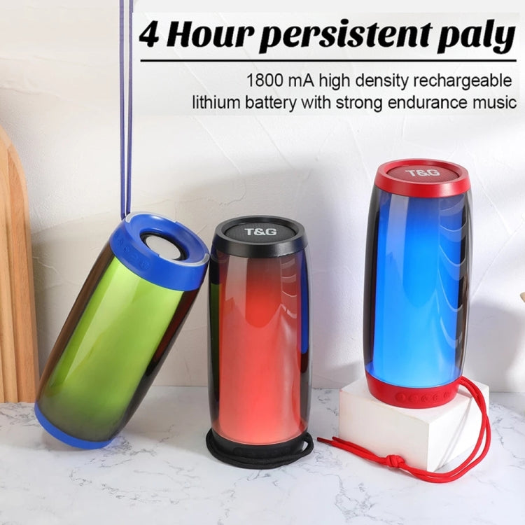 T&G TG335 1800mAh Portable Color LED Wireless Bluetooth Speaker(Black) - free shipping - PMC TechLife - Order now!