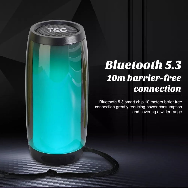T&G TG335 1800mAh Portable Color LED Wireless Bluetooth Speaker(Red) - Desktop Speaker by T&G | Online Shopping South Africa | PMC TechLife | Buy Now Pay Later Mobicred