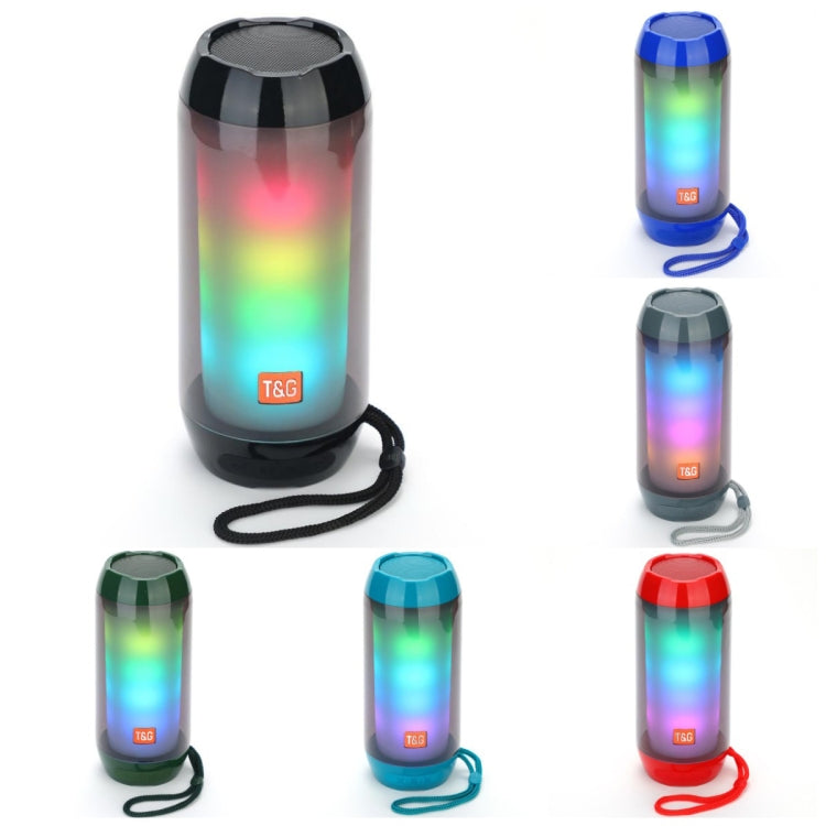 T&G TG643 Portable LED Light Waterproof Subwoofer Wireless Bluetooth Speaker(Grey) - Waterproof Speaker by T&G | Online Shopping South Africa | PMC TechLife | Buy Now Pay Later Mobicred