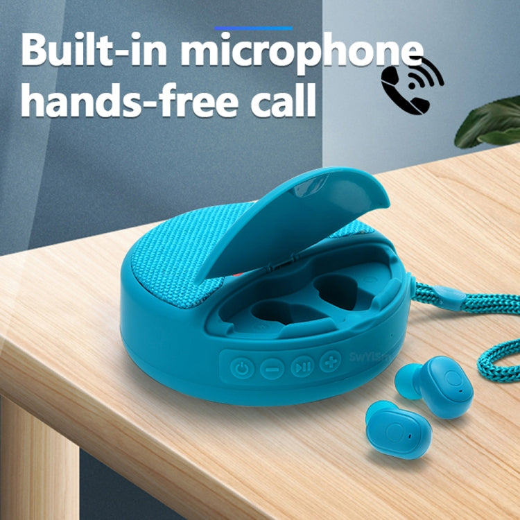 T&G TG808 2 in 1 Mini Wireless Bluetooth Speaker Wireless Headphones(Red) - Mini Speaker by T&G | Online Shopping South Africa | PMC TechLife | Buy Now Pay Later Mobicred