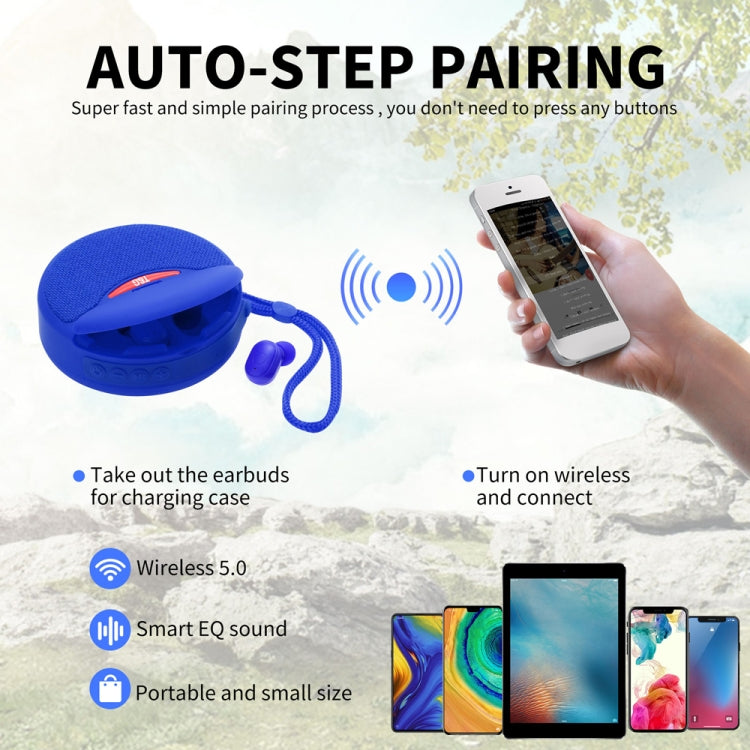 T&G TG808 2 in 1 Mini Wireless Bluetooth Speaker Wireless Headphones(Red) - Mini Speaker by T&G | Online Shopping South Africa | PMC TechLife | Buy Now Pay Later Mobicred