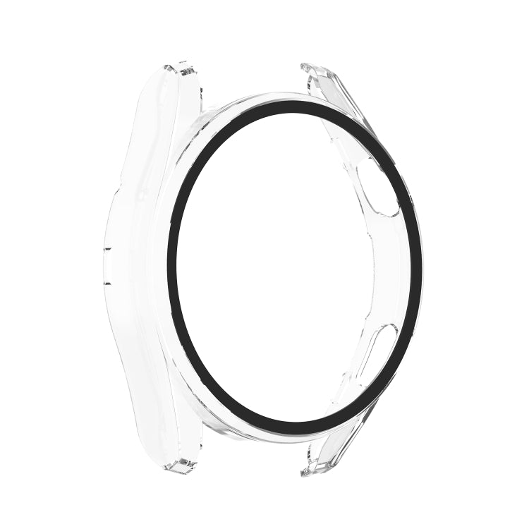 For Huawei Watch3 Pro New PC + Tempered Glass Integrated Protective Watch Case(Transparent White) - Watch Cases by PMC TechLife | Online Shopping South Africa | PMC TechLife | Buy Now Pay Later Mobicred