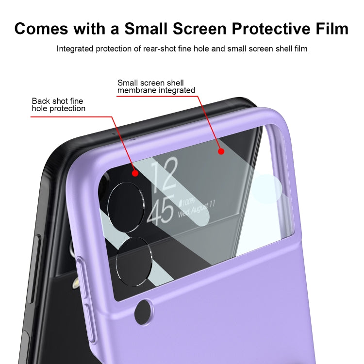 For Samsung Galaxy Z Flip4 GKK Ultra-thin Full Coverage Phone Flip Case with Wristband(Green) - free shipping - PMC TechLife - Order now!