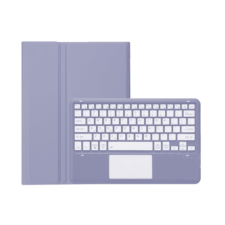 A0N4-A Detachable Sheep Pattern TPU Bluetooth Keyboard Tablet Leather Case with Touchpad For Xiaomi Pad 5 Pro 12.4(Purple) - Mi Pad 5 Pro 12.4 Case by PMC TechLife | Online Shopping South Africa | PMC TechLife