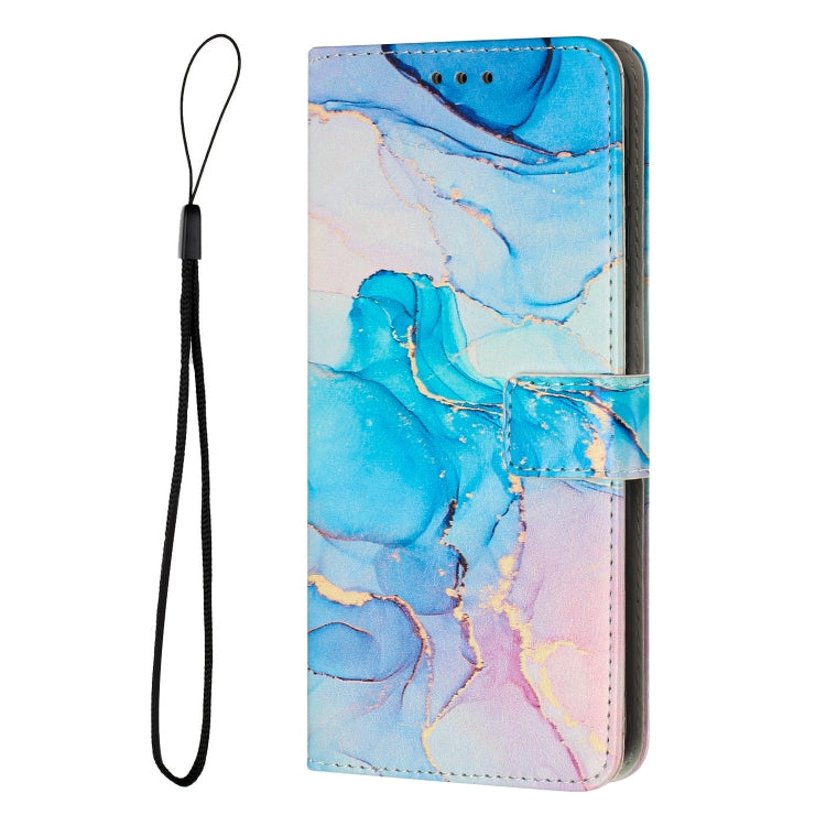 For OPPO A55 5G/A53S 5G/A54 4G/A16/A54S/A56 5G/A16S/Realme V11 5G Painted Marble Pattern Leather Phone Case(Pink Green) - free shipping - PMC TechLife - Order now!