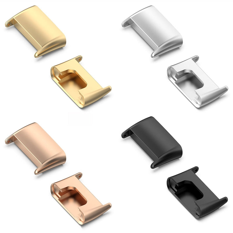 For Xiaomi Mi Band 7 Pro 1 Pair Metal Watch Band Connector(Black) -  by PMC TechLife | Online Shopping South Africa | PMC TechLife