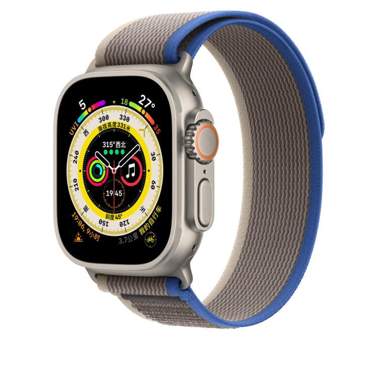 Nylon Watch Band For Apple Watch 42mm / 41mm / 40mm / 38mm(Grey) - Watch Bands by PMC TechLife | Online Shopping South Africa | PMC TechLife | Buy Now Pay Later Mobicred