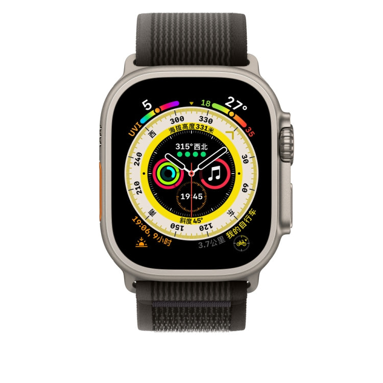 Nylon Watch Band For Apple Watch 42mm / 41mm / 40mm / 38mm(Black) - Watch Bands by PMC TechLife | Online Shopping South Africa | PMC TechLife | Buy Now Pay Later Mobicred