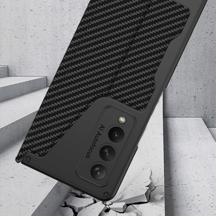 For Samsung Galaxy Z Fold4 GKK Armor Flip Leather Phone Case with Pen Slots(Grey) - Galaxy Z Fold4 5G Cases by GKK | Online Shopping South Africa | PMC TechLife