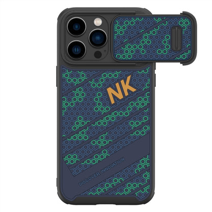 For iPhone 13 Pro Max NILLKIN 3D Lens Sliding Camera Embossed Design Phone Case - iPhone 13 Pro Max Cases by NILLKIN | Online Shopping South Africa | PMC Jewellery