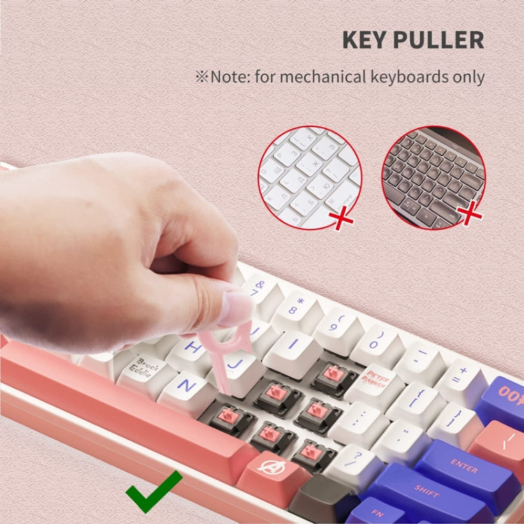 Q6E 7 in 1 Bluetooth Headphhone Computer Keyboard Cleaning Tools Set(Pink) - Other Accessories by PMC TechLife | Online Shopping South Africa | PMC TechLife