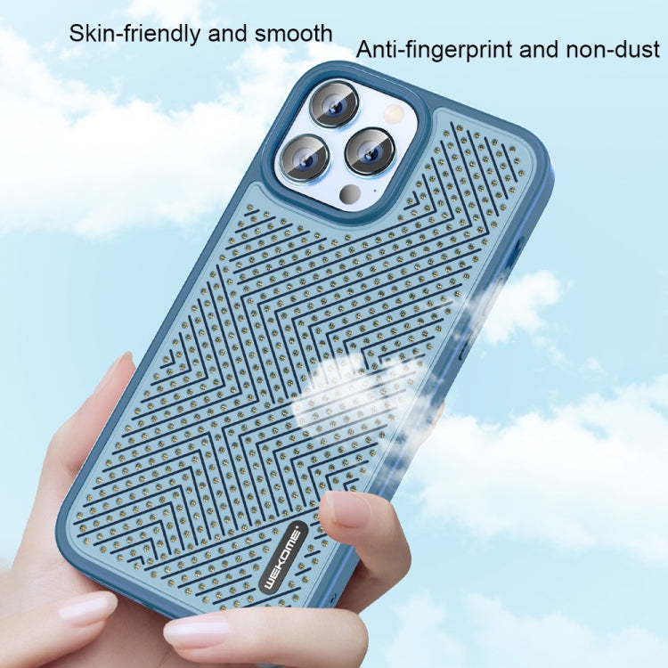 For iPhone 14 WEKOME Graphene Heat Dissipation Phone Case (Blue) - iPhone 14 Cases by WK | Online Shopping South Africa | PMC Jewellery