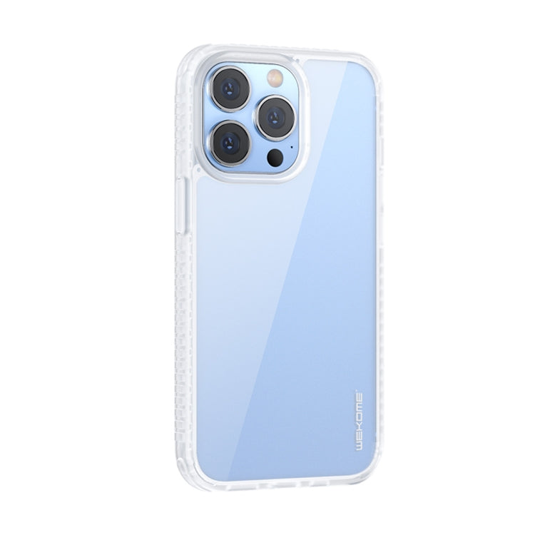 For iPhone 14 Pro Max WEKOME Armour Anti-Drop Phone Case (Clear White) - iPhone 14 Pro Max Cases by WK | Online Shopping South Africa | PMC Jewellery