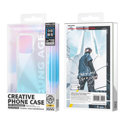 For iPhone 13 Pro Max WEKOME Gorillas Gradient Colored Phone Case (Blue) - iPhone 13 Pro Max Cases by WK | Online Shopping South Africa | PMC Jewellery