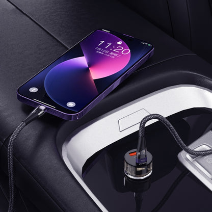 TOTU DCCPD-015 Ming Series 30W USB + Type-C Fast Charging Car Charger(Black) - Car Charger by TOTUDESIGN | Online Shopping South Africa | PMC Jewellery