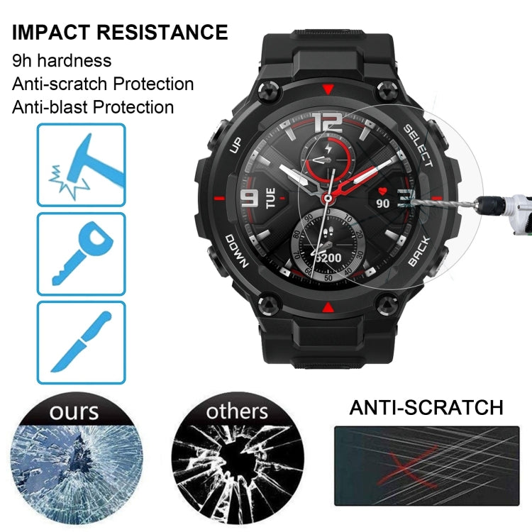 For Amazfit T-Rex 2 0.26mm 2.5D 9H Tempered Glass Film Screen Protector - free shipping - PMC TechLife - Order now!