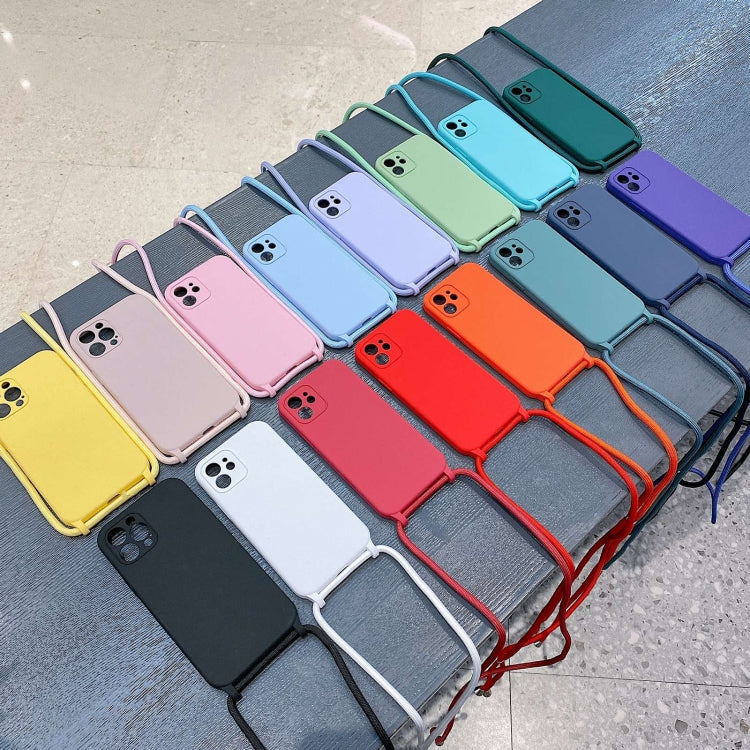 For iPhone 14 Crossbody Lanyard Liquid Silicone Case(Red) - iPhone 14 Cases by PMC TechLife | Online Shopping South Africa | PMC TechLife