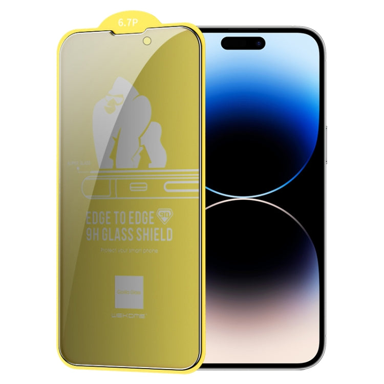 For iPhone 14 Pro WEKOME 9D Curved Privacy Tempered Glass Film - iPhone 14 Pro Tempered Glass by WK | Online Shopping South Africa | PMC Jewellery