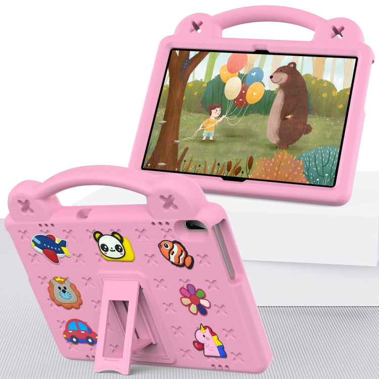 For Huawei MediaPad T5 10.1 Handle Kickstand Children EVA Shockproof Tablet Case(Pink) - Huawei by PMC TechLife | Online Shopping South Africa | PMC TechLife | Buy Now Pay Later Mobicred