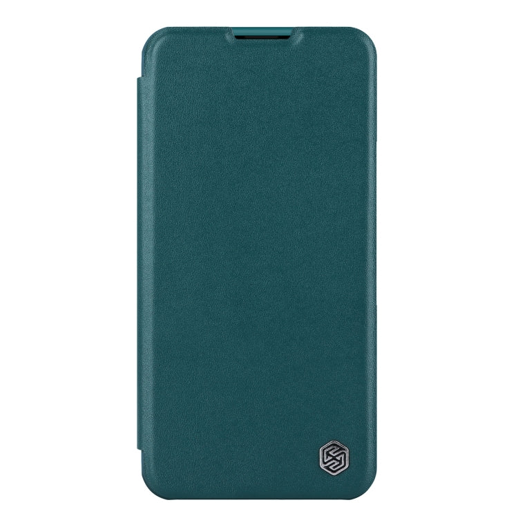 For iPhone 14 NILLKIN QIN Series Pro Leather Phone Case(Green) - iPhone 14 Cases by NILLKIN | Online Shopping South Africa | PMC Jewellery