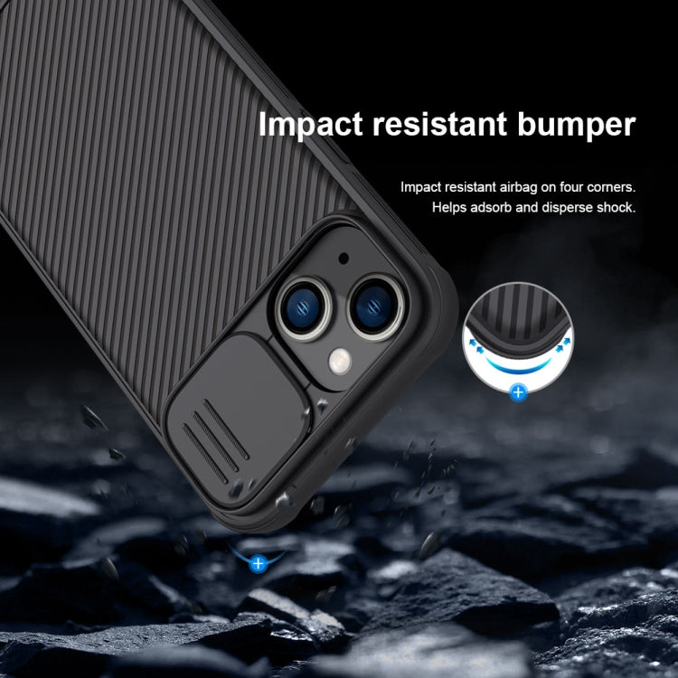 For iPhone 14 NILLKIN CamShield Pro Protective Phone Case(Blue) - free shipping - PMC TechLife - Order now!