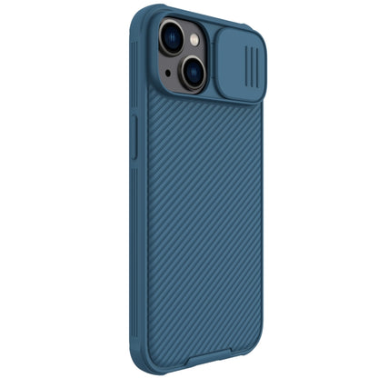 For iPhone 14 Plus  NILLKIN CamShield Pro Protective Phone Case(Blue) - iPhone 14 Plus Cases by NILLKIN | Online Shopping South Africa | PMC Jewellery