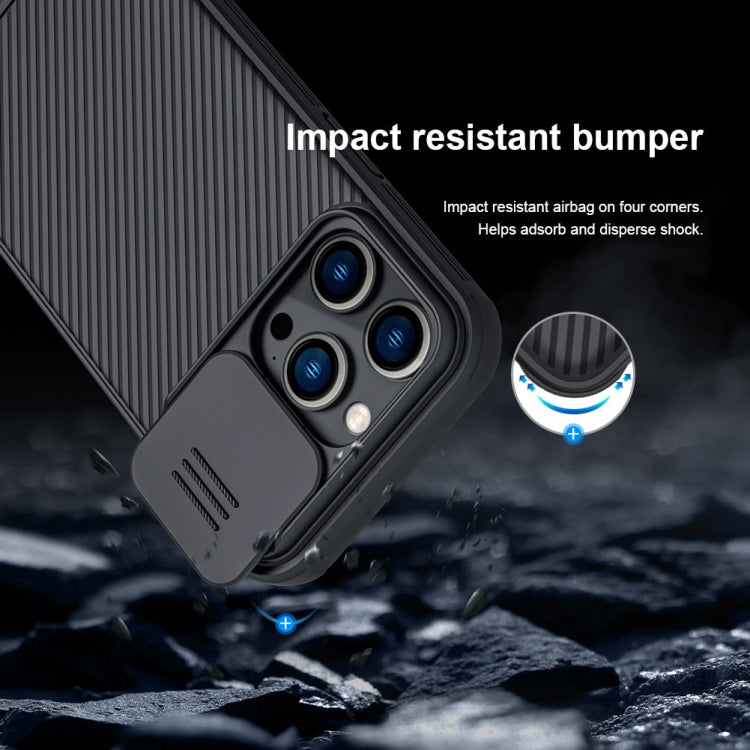 For iPhone 14 Pro Max NILLKIN CamShield Pro Protective Phone Case(Black) - free shipping - PMC TechLife - Order now!