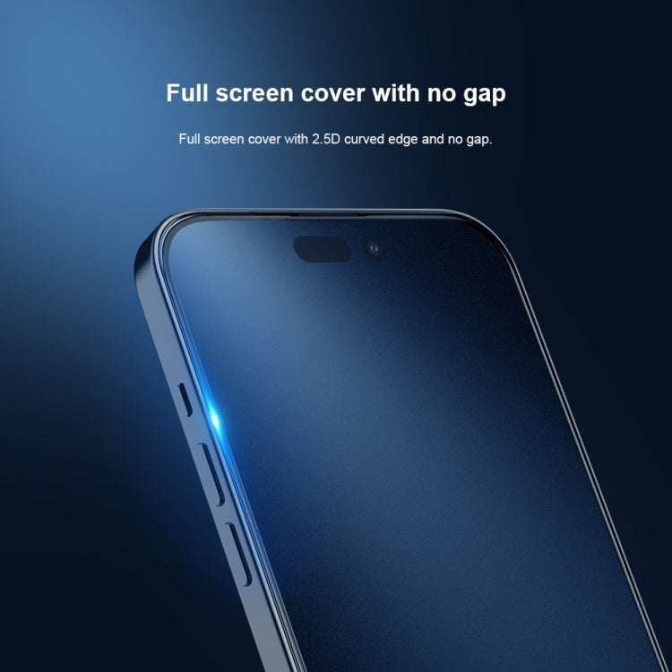 For iPhone 14 Pro Max NILLKIN Fog Mirror 0.33mm 9H Full Screen Matte Tempered Glass Film - iPhone 14 Pro Max Tempered Glass by NILLKIN | Online Shopping South Africa | PMC TechLife | Buy Now Pay Later Mobicred