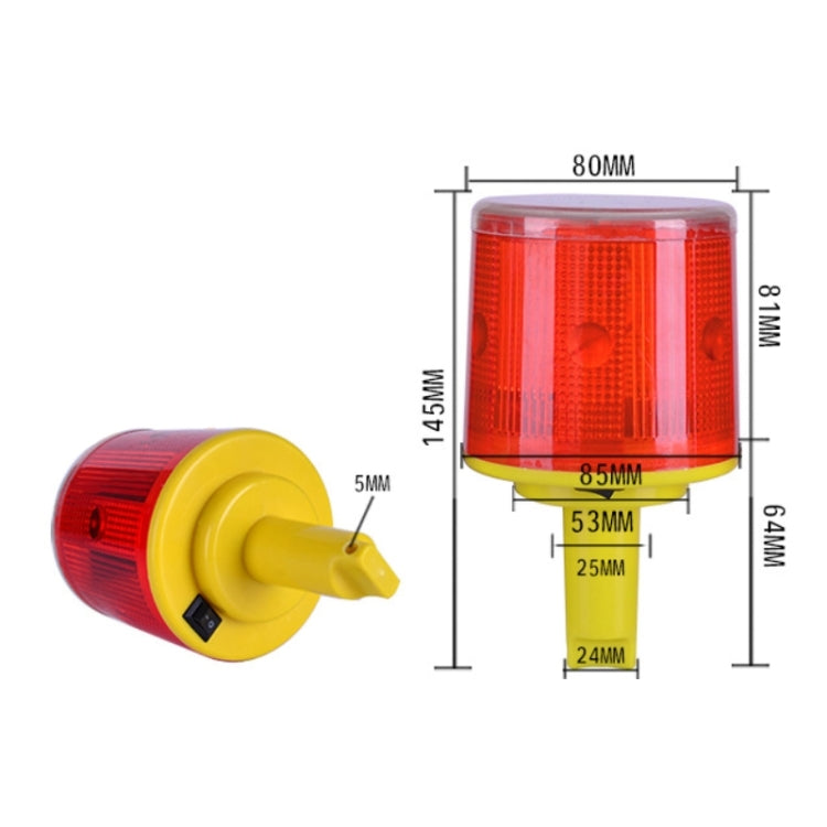 Night Solar Safety Warning Flash Light, Specification:03 Slim Sticks Tied or Inserted(White) - Warning Lights by PMC Jewellery | Online Shopping South Africa | PMC Jewellery