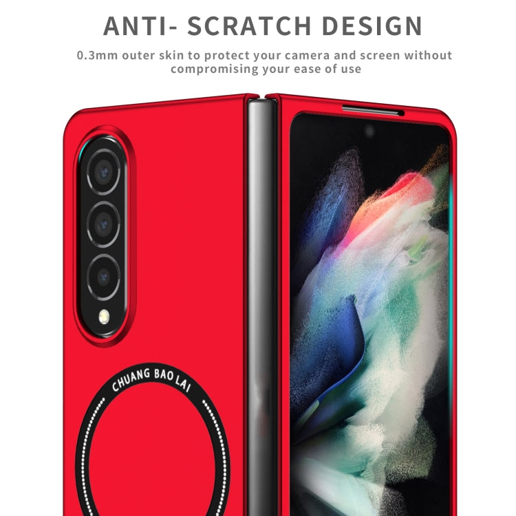 For Samsung Galaxy Z Fold4 Magsafe Magnetic Folding PC Phone Case(Red) - Galaxy Z Fold4 5G Cases by PMC Jewellery | Online Shopping South Africa | PMC Jewellery