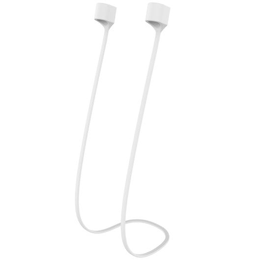 For AirPods Pro 2 Bluetooth Headset Anti-lost Rope Magnetic Silicone Lanyard(White) - Anti-lost & Holder by PMC Jewellery | Online Shopping South Africa | PMC Jewellery