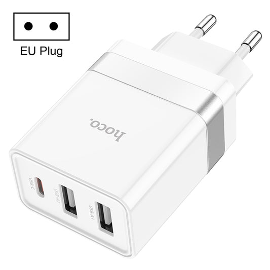 hoco N21 Pro Tourer PD 30W QC3.0 2USB-A+USB-C / Type-C Travel Charger, Plug Type:EU Plug - USB Charger by hoco | Online Shopping South Africa | PMC Jewellery