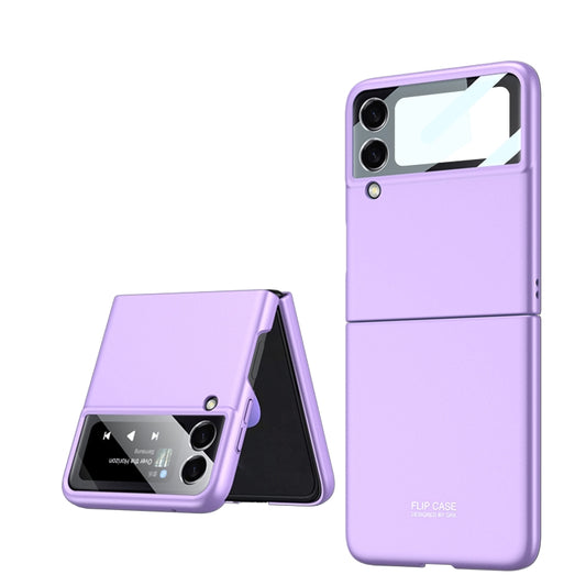 For Samsung Galaxy Z Flip4 GKK Integrated Ultra-thin Full Coverage Phone Case(Purple) - Galaxy Z Flip4 5G Cases by GKK | Online Shopping South Africa | PMC Jewellery