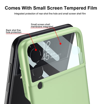 For Samsung Galaxy Z Flip4 GKK Integrated Ultra-thin Full Coverage Phone Case(Dark Green) - Galaxy Z Flip4 5G Cases by GKK | Online Shopping South Africa | PMC Jewellery